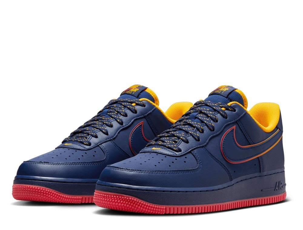 Баскетбольные кроссовки Nike Air Force 1 '07 LV8 Navy Blue Shoes