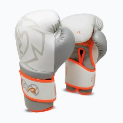 Боксёрские перчатки Rival Impulse Sparring Gloves Gants бело-оранжевые