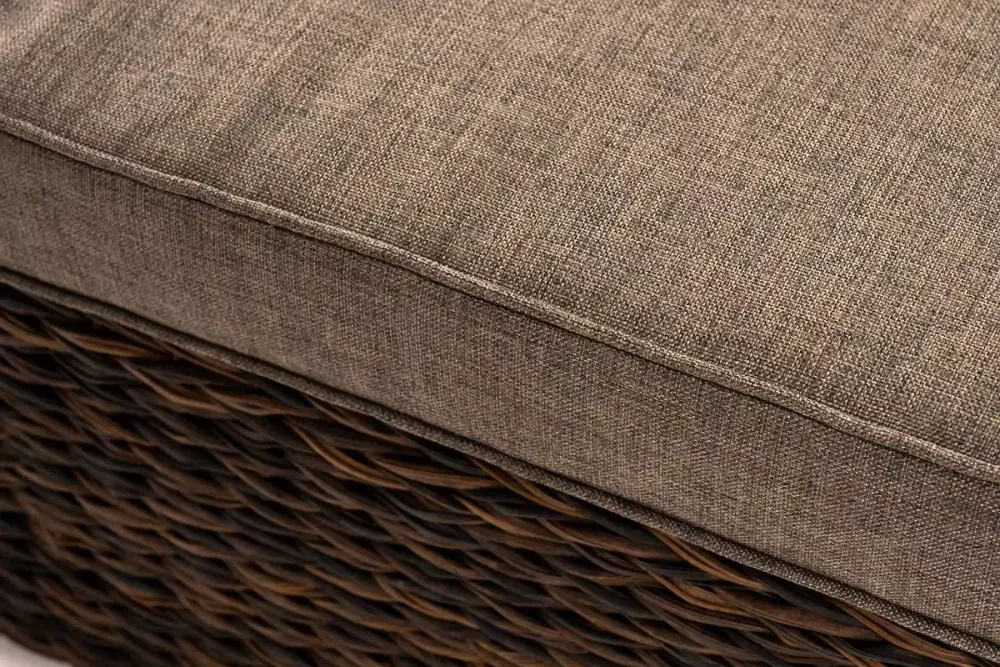 "Лунго" трансформирующаяся лаунж-зона из искусственного ротанга (гиацинт), цвет коричневый