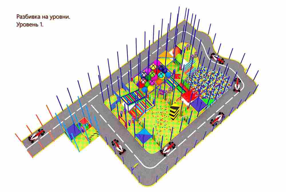 Детский игровой лабиринт «Космические путешествия»