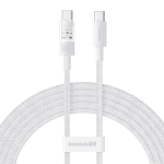 USB-C Кабель Baseus Gem Charging+Data 100W 2m - Moon White