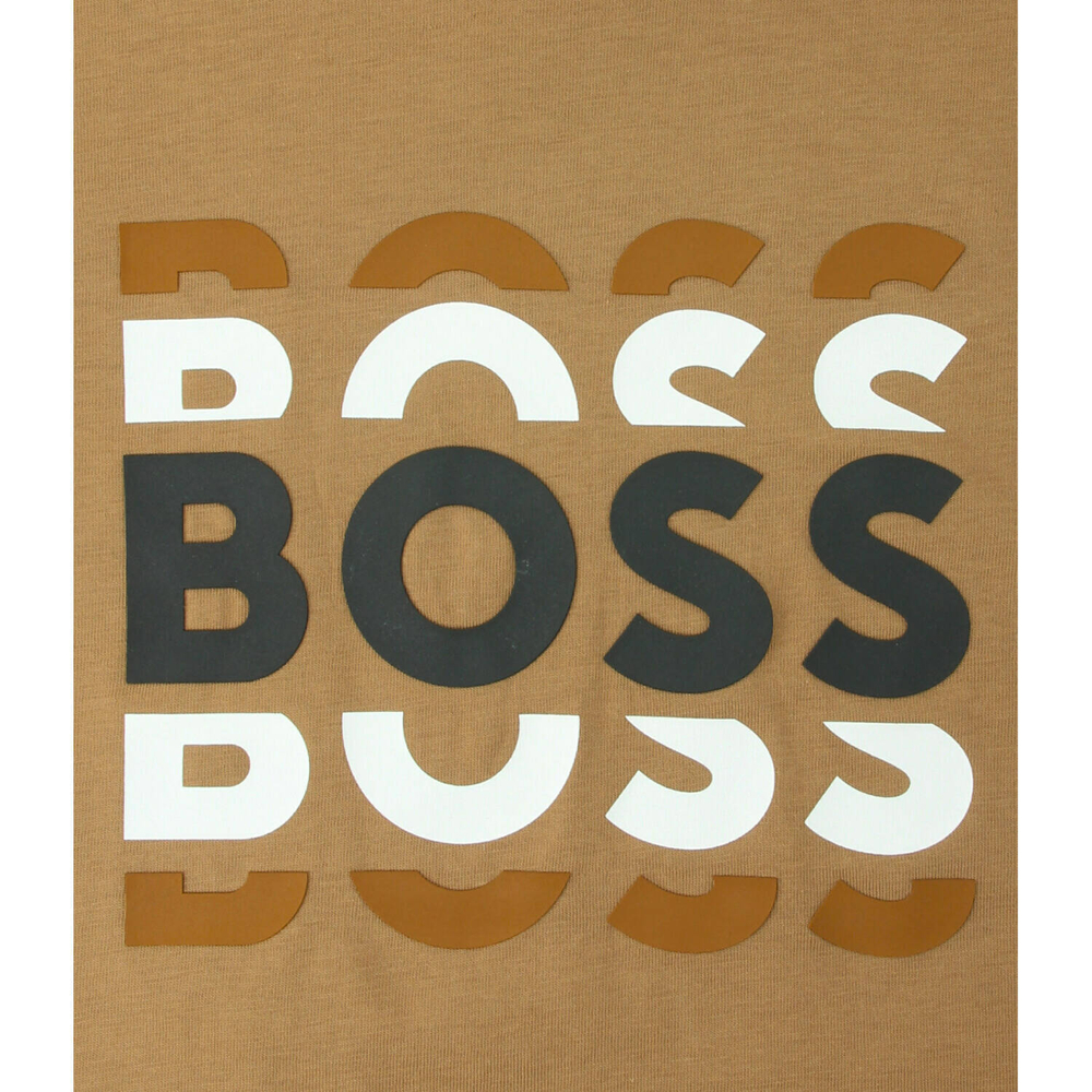 Футболка BOSS Kidswear - коричневый(J25O72)