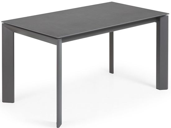 Стол Atta 140 (200) x90 антрацит керамика Испания