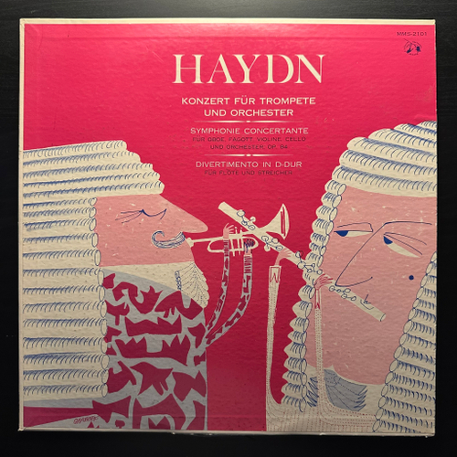 Гайдн - Концерт для трубы с оркестром / Дивертисмент для флейты и струнных / Концертная симфония для гобоя, фагота, скрипки и виолончели (Германия)