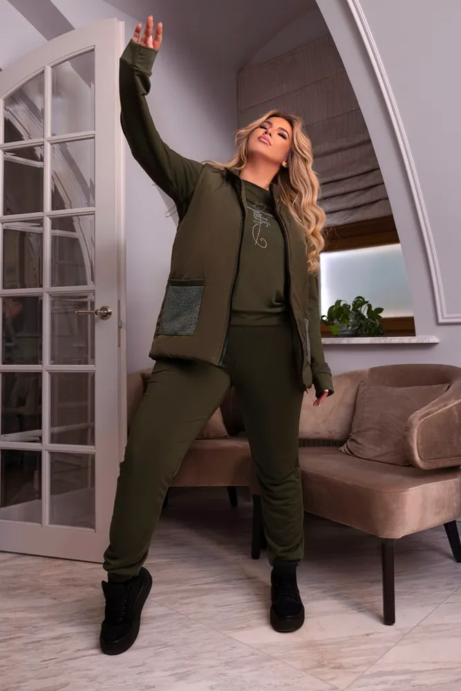 Комплект спортивный с жилетом УК-203-1 Fabrika