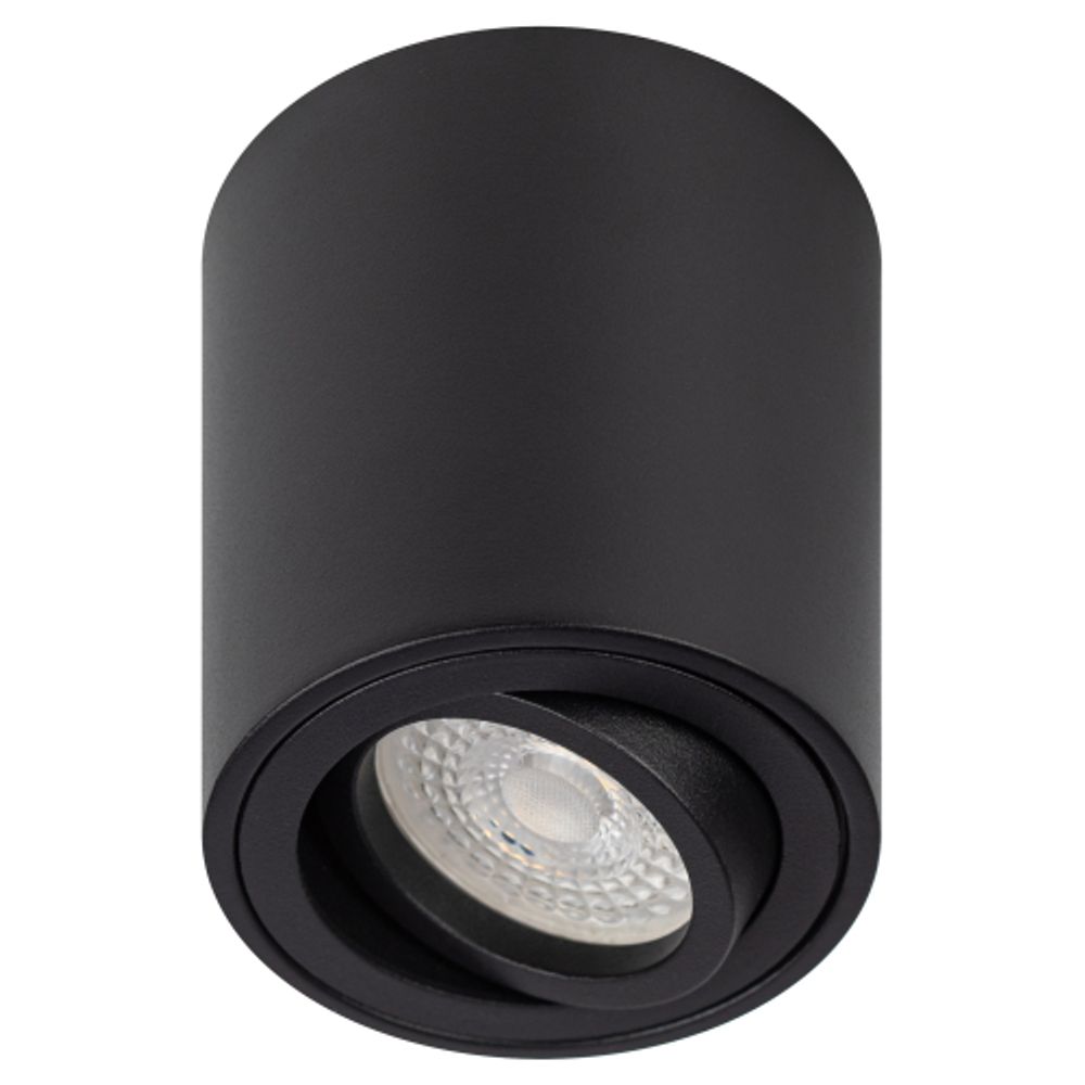 Светильник накладной ЭРА OL21 BK под лампу MR16 GU10 поворотный черный