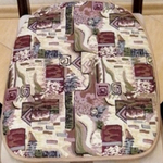 Сиденье из ткани на стул "ДВ. АМЕТИСТ" дизайн: 53/1, размер 43*43см, Россия.