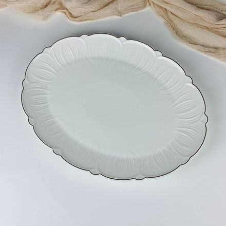 Lenardi 109-279 Овальное блюдо 37см ORCHIDEA в под.уп.(х6)Фарфор