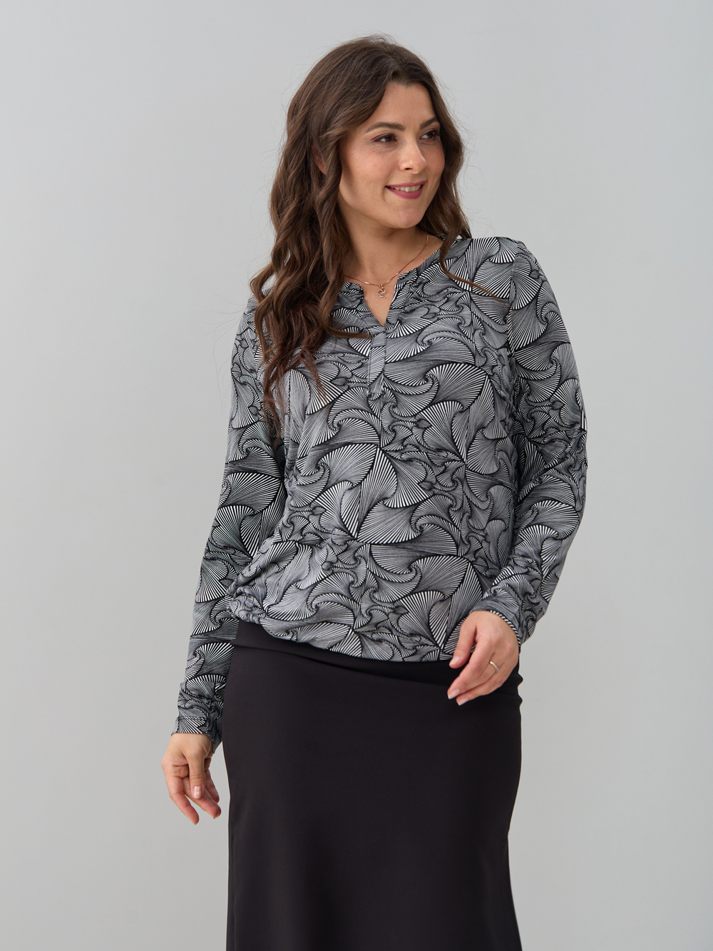 Блузка БЛв-166/ракушки