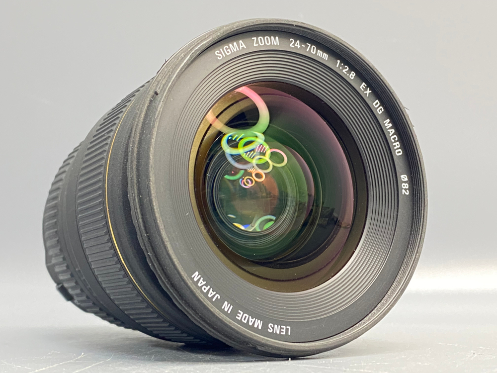 Sigma AF 24-70mm 2.8 Canon налет на линзе