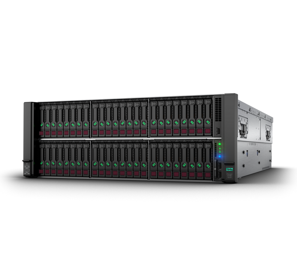 Стоечный сервер - HP Enterprise ProLiant DL580  Gen10, 4U, 8x 2.5“, 4x Xeon[6230] 20 Cores, 256Gb, P40458-B21