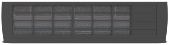 Внутренние блоки настенного типа для мульти сплит-систем SENSEI NERO SHINKIRIGAMI RAM-I-SNN35HP.W02/S