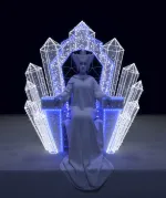 Светодиодная конструкция "Трон Снежной Королевы"