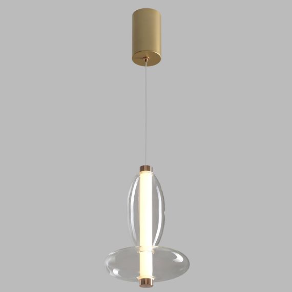 Подвесной светодиодный светильник Crystal Lux Quasar SP10W Led Transparent