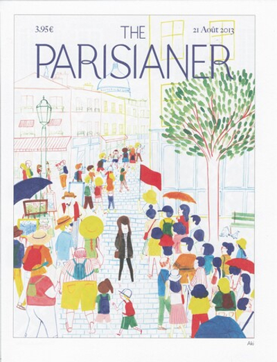 Постер журнала The Parisianer 21-08-2013, двойной