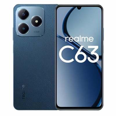 Смартфон Realme C63 6/128Gb  Ростест ЕАС, Leather Blue, Синий