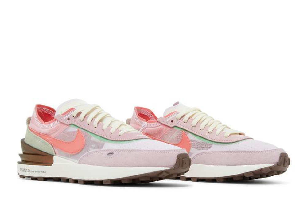 Кроссовки Nike Waffle One Regal Pink (Женская размерная сетка)
