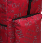 Тележка хозяйственная с сумкой (100*40*35см, колеса 21см,грузоподъемность до50 кг) HQ красная