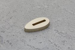 Больстер из нейзильбера 5мм, 34x18мм