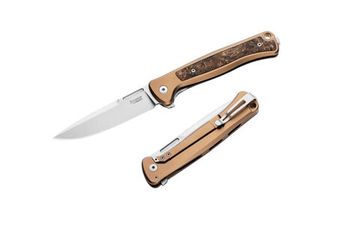 Нож складной Lion Steel Skinny Titanium Bronze - сталь MagnaCut, рукоять бронзовый титан