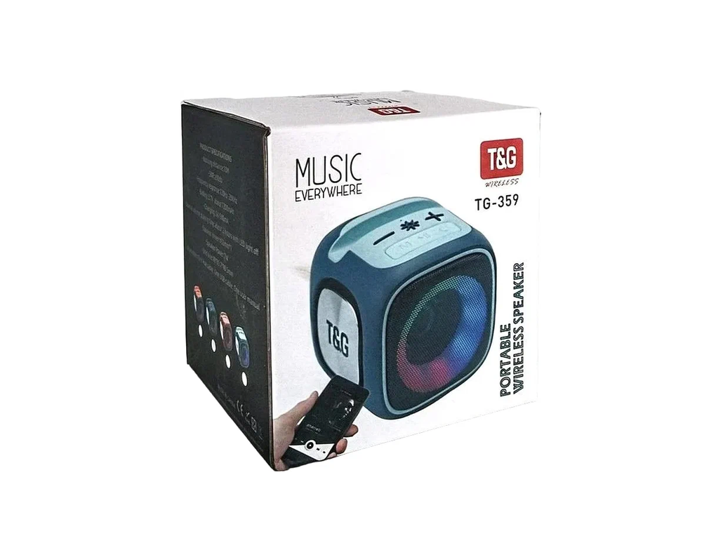 Беспроводная колонка TG-359 (7W/TF/FM) RGB