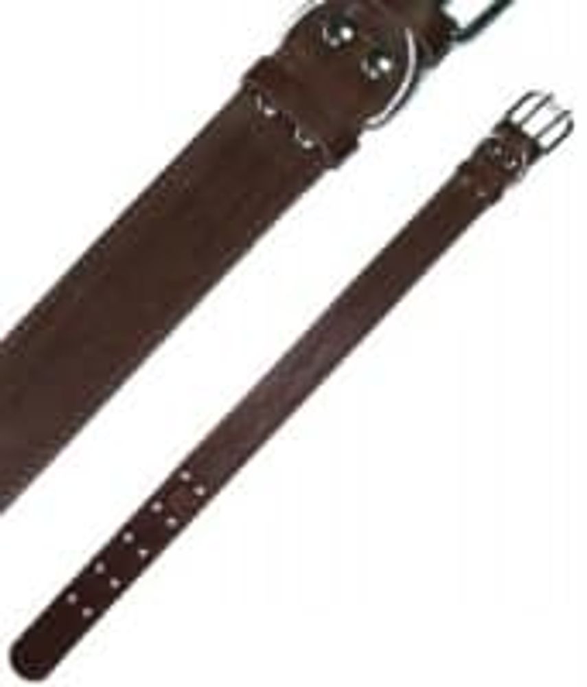 Ошейник №20 комбинированный (2-сл кожа+брезент) Ошейник №20 комбинированный (2-сл кожа+брезент)