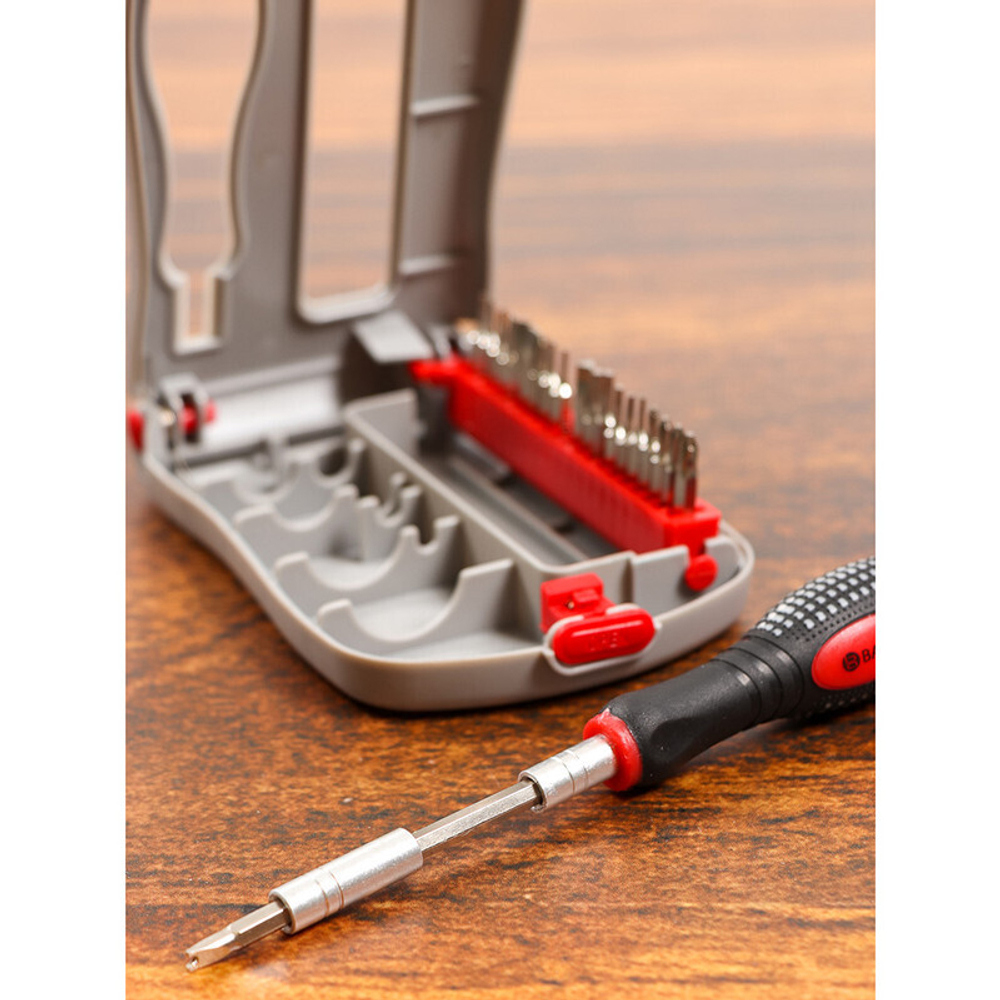 Набор отверток для точных работ, 22 пр, Bartex, с насадками, пенал, шт