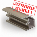 Вертикальный профиль C-crimp (5,40 м) шампань матовая