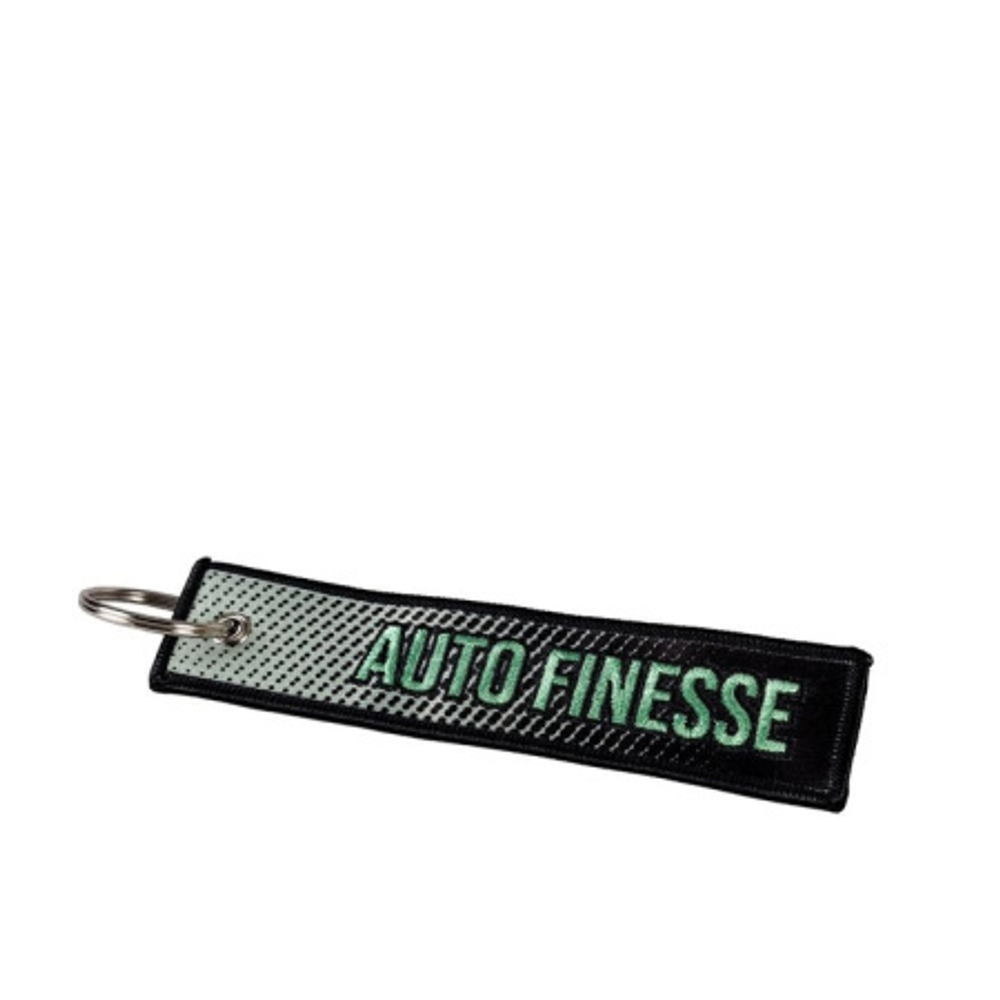 Auto Finesse Тканевый брелок Flight Tag V2 Waxes, зеленый градиент