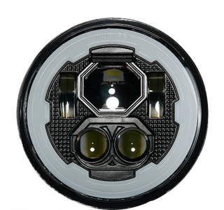 Фара LED 12-24V  5,75 дюймов 2103-2106 (Дальн+Ближ+ДХО) пара NTS DH-C305