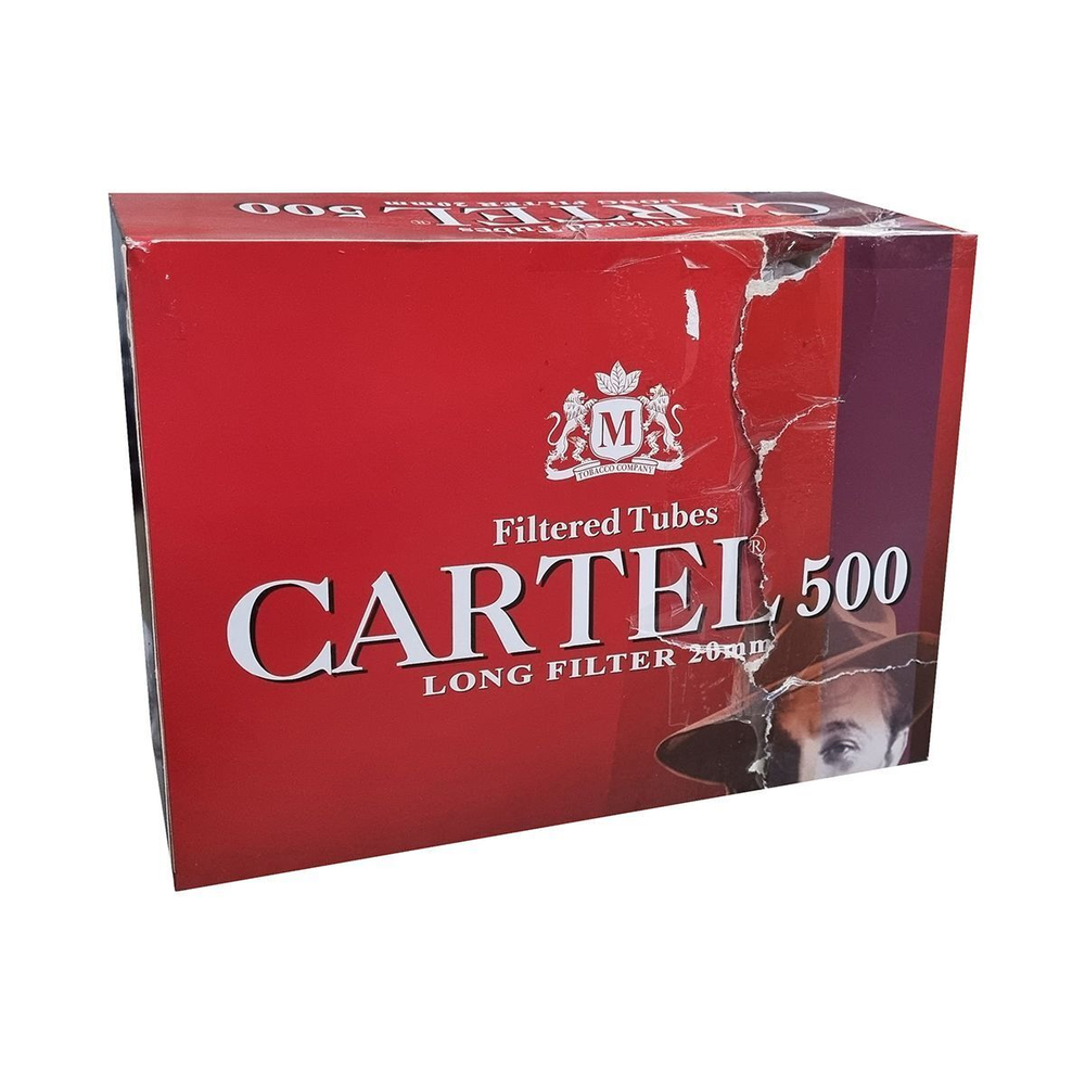 Гильзы для сигарет "Cartel" Long Filter 500шт. Товар уцененный