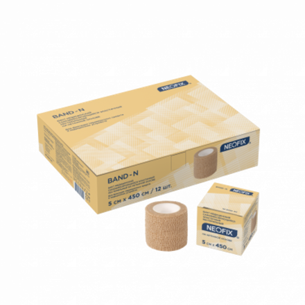 Бинт когезивный на нетканой основе Band-N