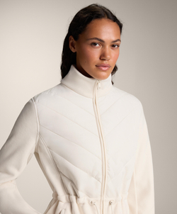 Oysho Утепленная куртка FELLEX® AEROGEL с регулируемой талией, экрю