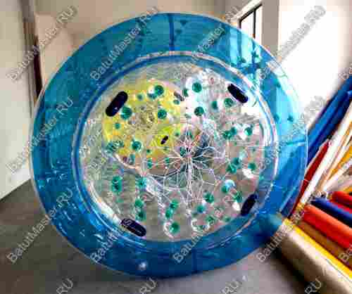 Аттракцион Водный роллер (Гидророллер) "Аквасфера" ПВХ, размер 2.6*2.2*2.2 м