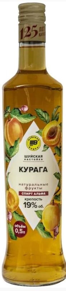 Настойка сладкая Шуйская Курага 18% 0.5
