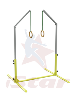 Детские гимнастические кольца "Tiffany" для спортивной гимнастики и ОФП - "ЗВЕЗДА". Экспортная версия