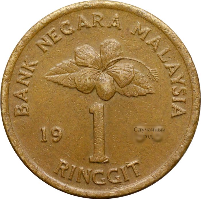 1 ринггит 1993-1996 Малайзия