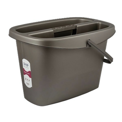 Ведро со вставкой прямоугольное Step 13 л антрацит