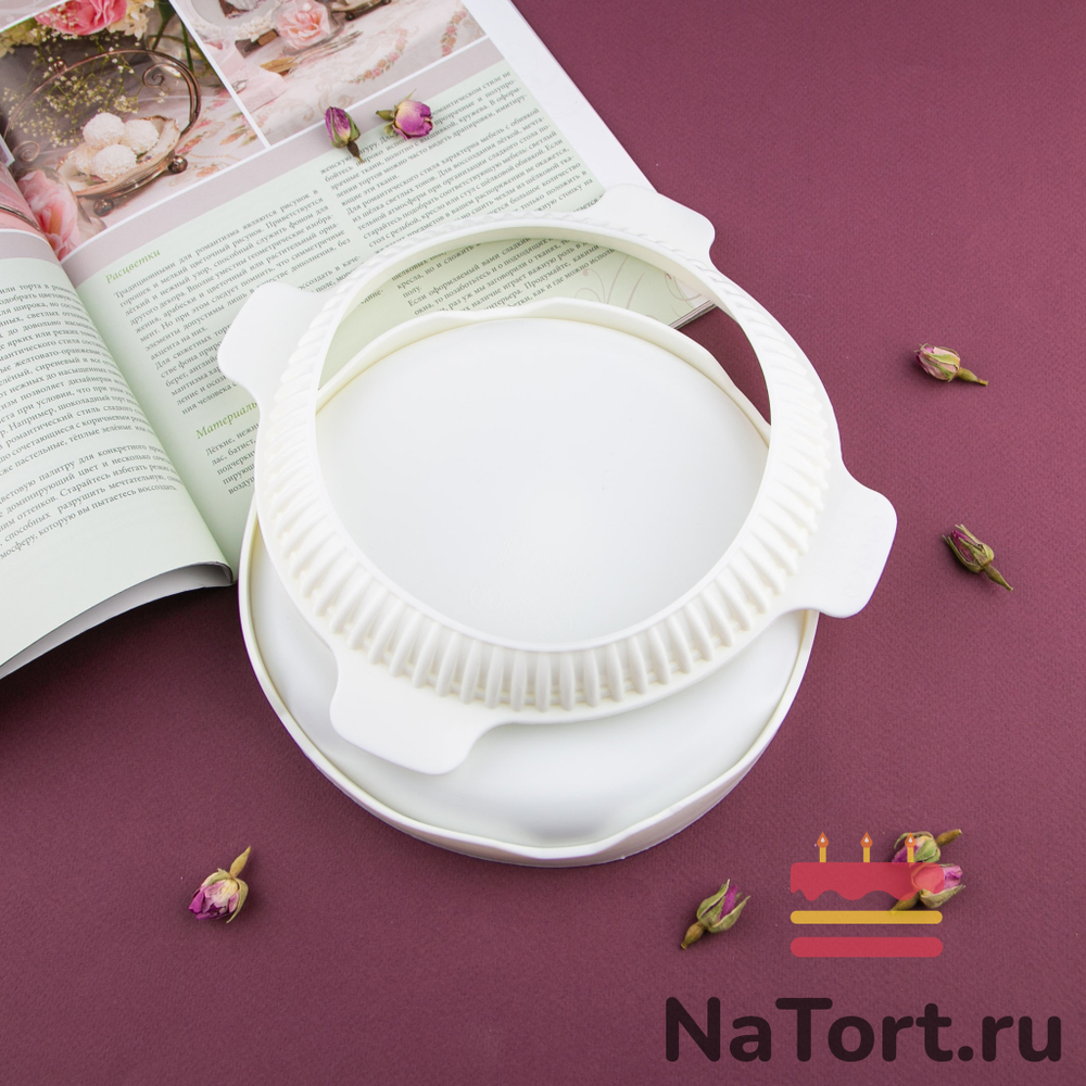 Форма силиконовая для муссовых десертов «Круг 19,5x5,5» (двойная)