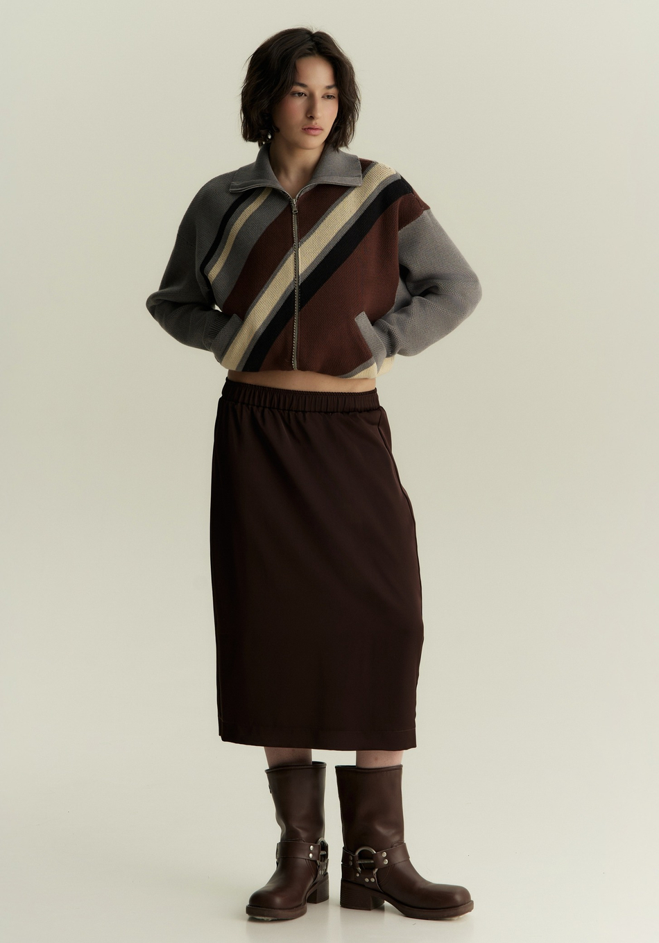 Юбка атласная 1’1’26