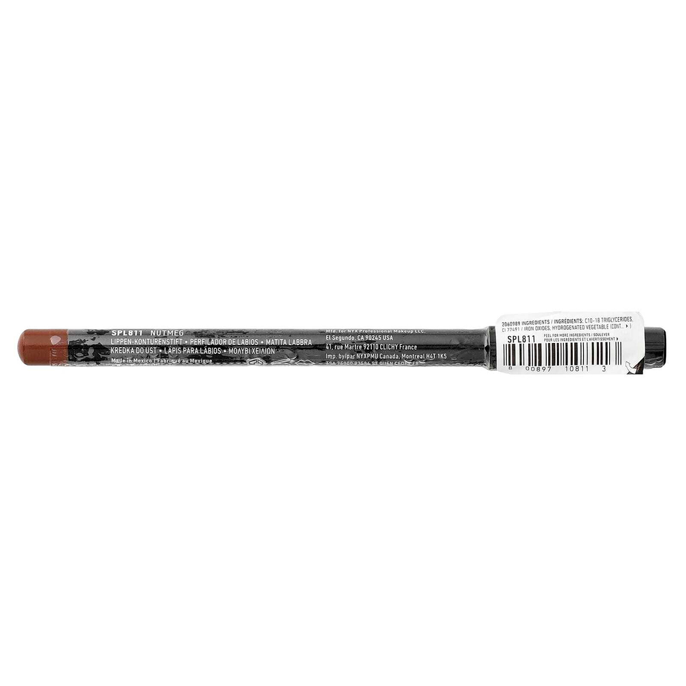 NYX Professional Makeup, Slim Lip Pencil, 811 мускатный орех, 1,04 г (0,03 унции)