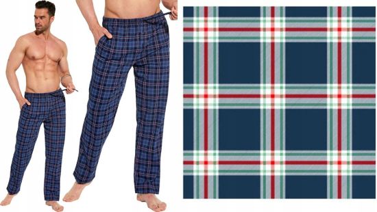 Брюки домашние мужские в клетку Cornette 691/39