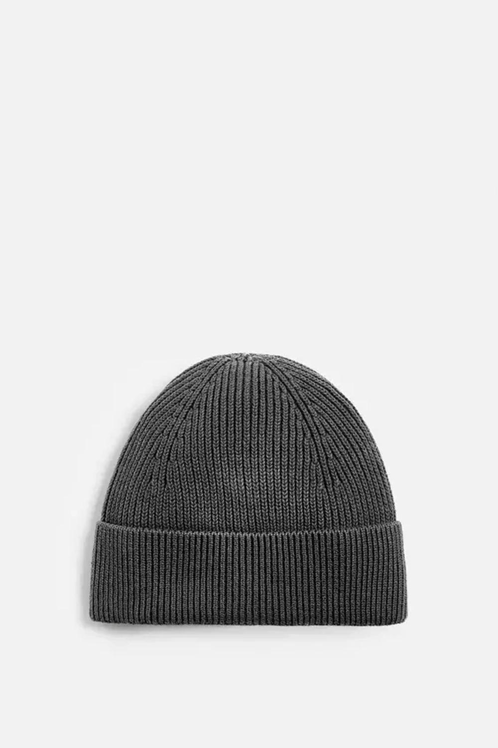 ZARA БАЗОВАЯ ШАПКА БИНИ, СЕРЫЙ