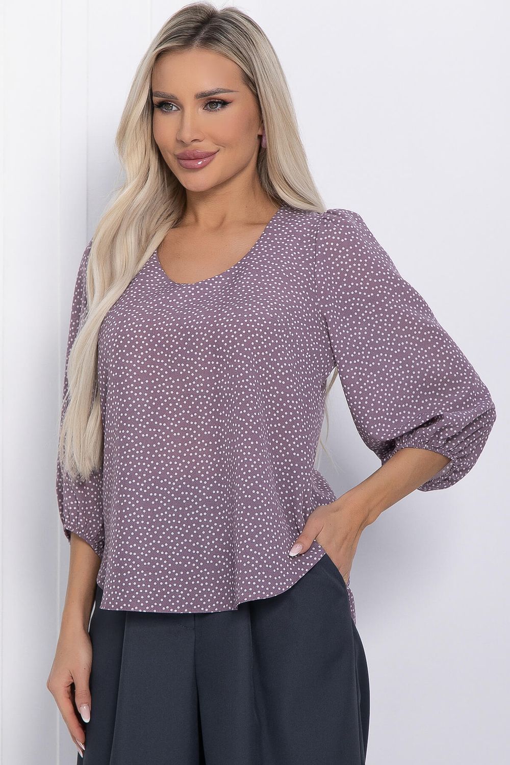 Блуза Флоренция (лиловая) Б12274-29 LT Collection