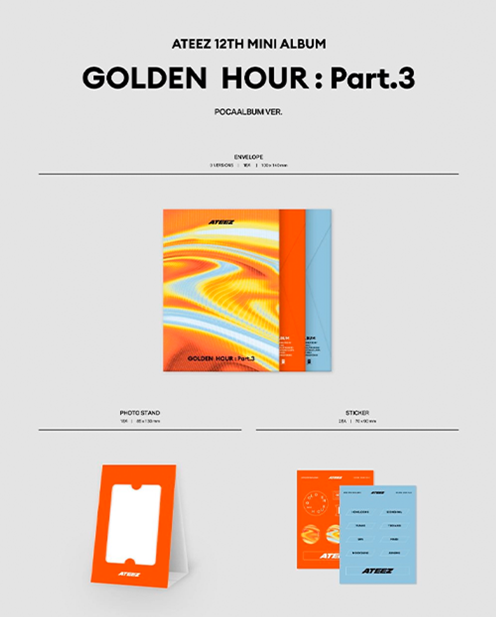 Альбом ATEEZ - GOLDEN HOUR : Part.3 [POCAALBUM]