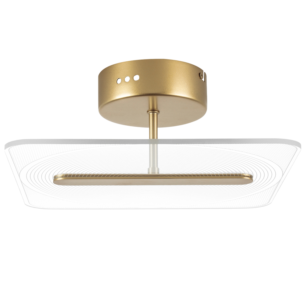 738043 Люстра ACRILE 14W LED 1236LM 120G ЗОЛОТО 3000K