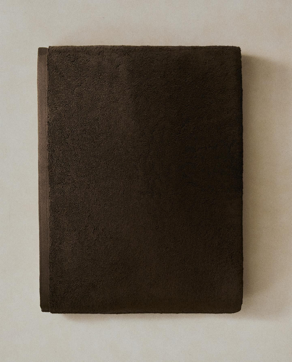 Zara Home - Красочное махровое банное полотенце, коричневый, 50х90 см