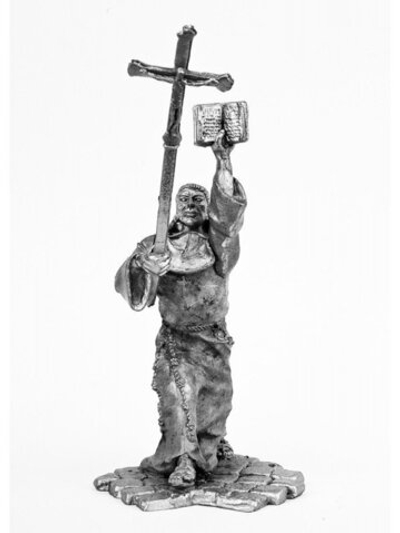 Оловянная фигурка Монах