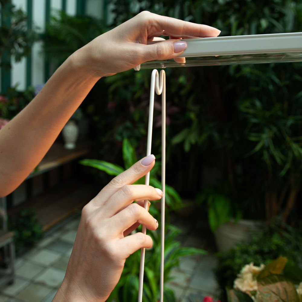 UFP-G20S H80 WHITE Подставка металлическая для светильника ULI-P. высота 800 мм. Белая. TM Uniel