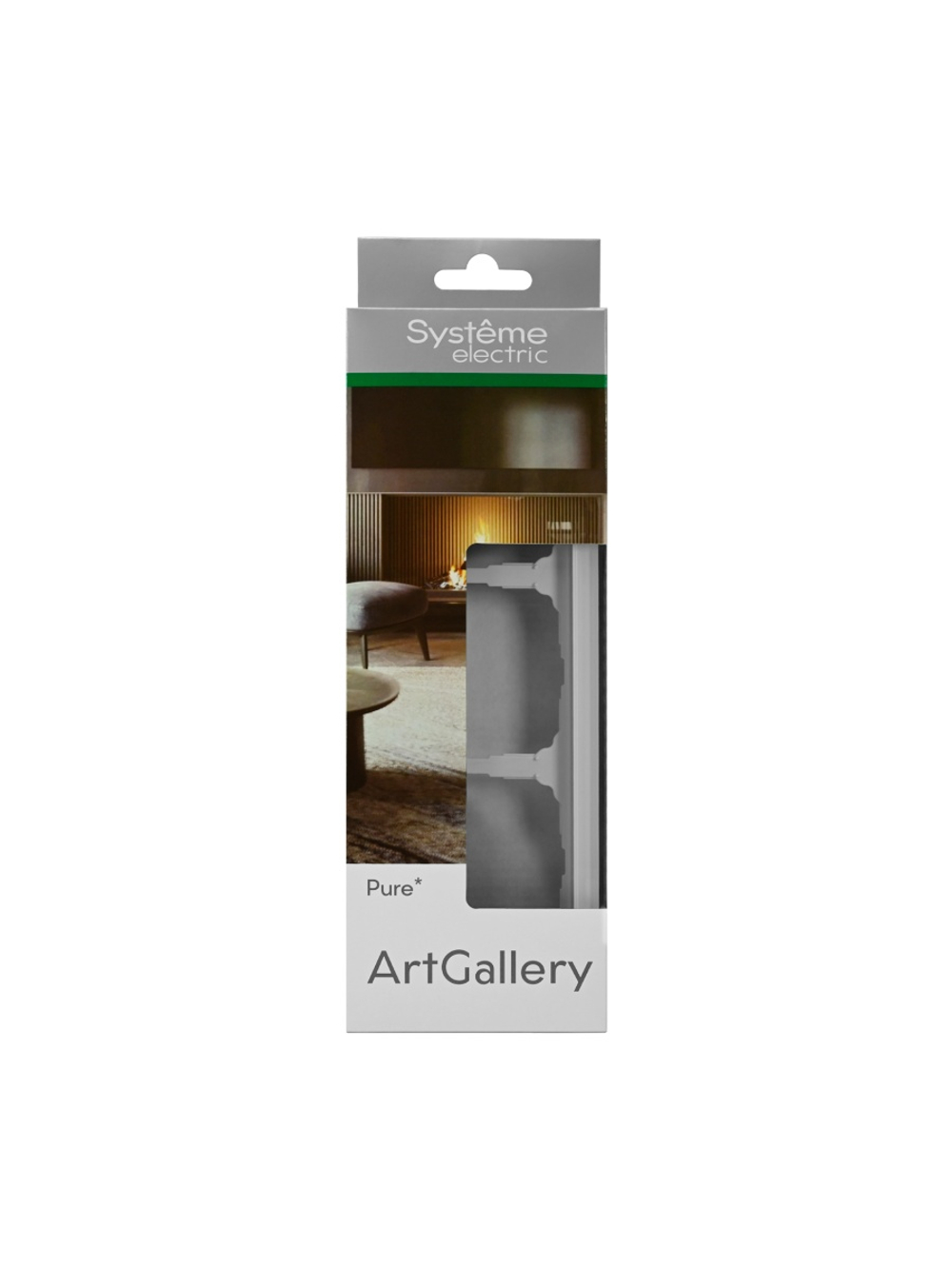 Рамка 3-м ArtGallery Pure органич. стекло бел. SE GAL320103